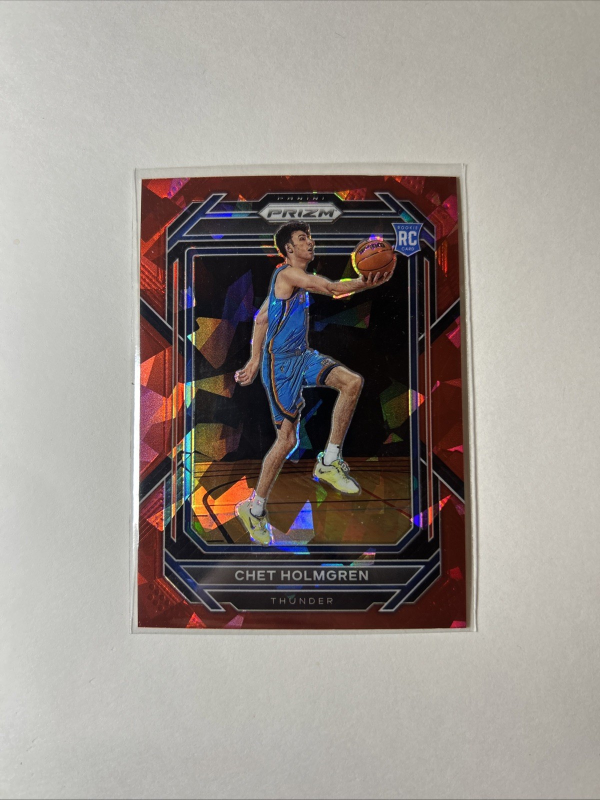 2022-23 Panini Prizm - Chet Holmgren #266 Red Ice Prizm (RC)