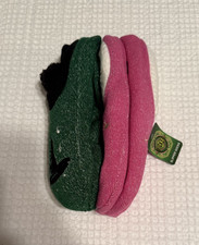 Wicked Universal Glinda and Elphaba Slipper Socks 2 Pairs MEDIUM NWT