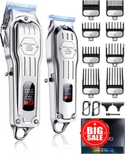 Kit de Maquina para Cortar Pelo y Afeitar Recortadora PROFESIONAL Corte Cabello