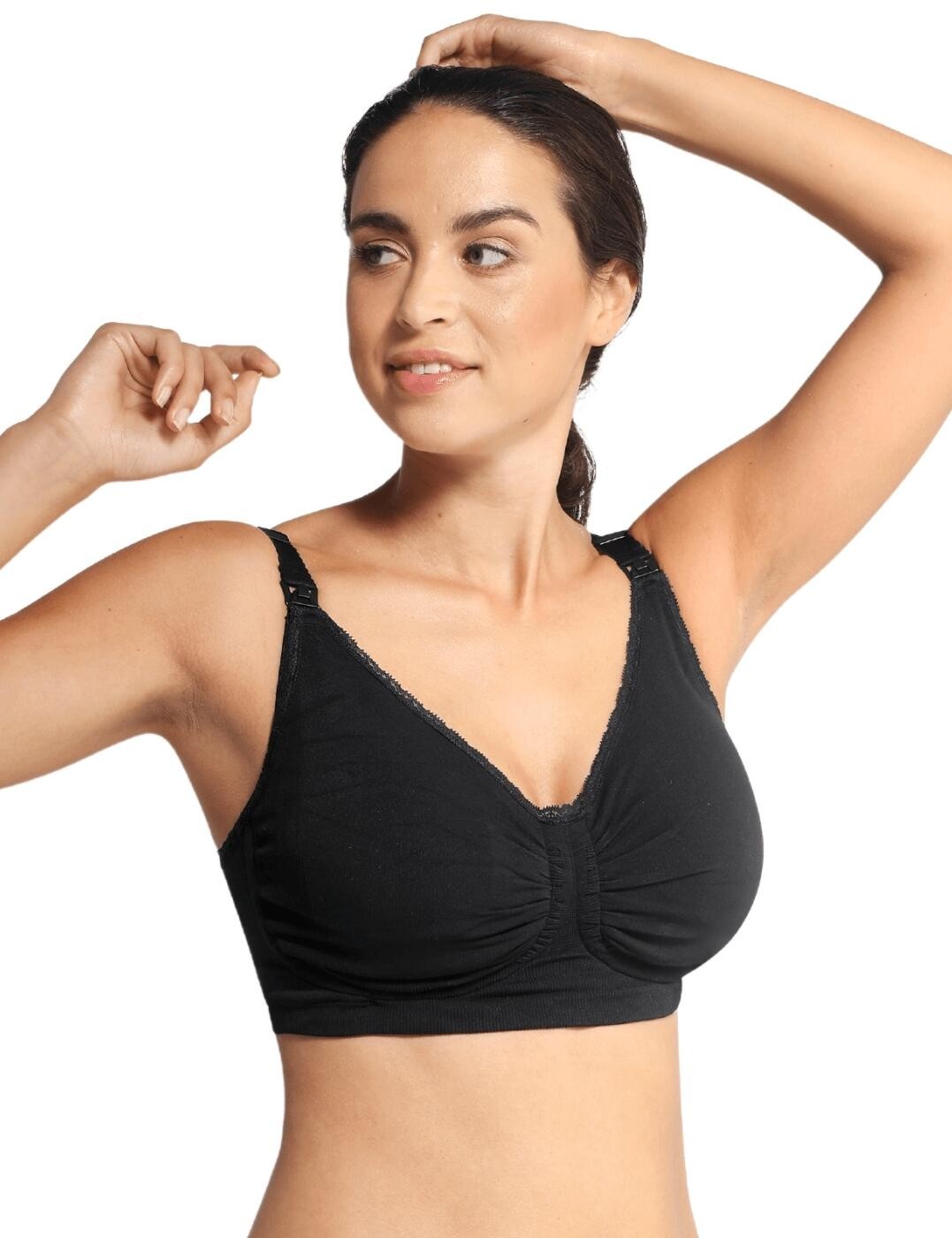 XL - 16 Carriwell Nursing Bra Padded & Carri-Gel Wireless Womens Supportive Bras