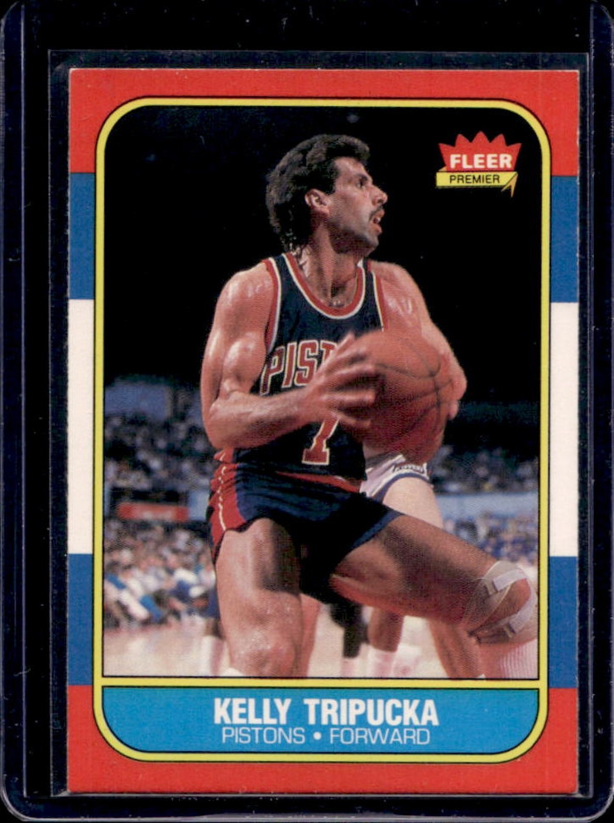 1986-87 Fleer Kelly Tripucka Rookie RC #115 Pistons
