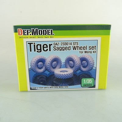 Def Model 1/35 Räder Tiger Gaz-233014 STS Sagged Wheel set für Meng Kit neu ovp