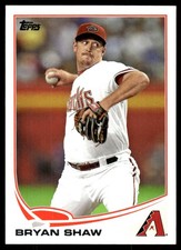 Bryan Shaw 2013 Topps #101 Diamondbacks MLB READ FREE SHIPPING AutographDen