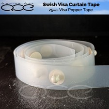 Swish Visa Caravan Curtain Tape Popper Tape - Bulk Buy