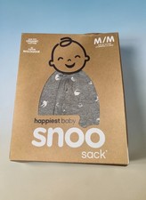 NWT SNOO sz M 2-4 mths Sleep Sack Swaddle Blanket Gray Galaxy Organic Cotton