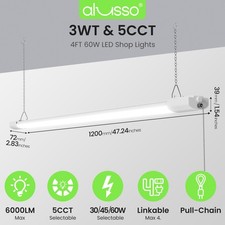 2410 Pack 4ft Led Shop Light 2700k-6000k Linkable Utility Lights For Garage 2410 Pack 4ft Led Shop Light 2700k-6000k Linkable Utility Lights For Garage