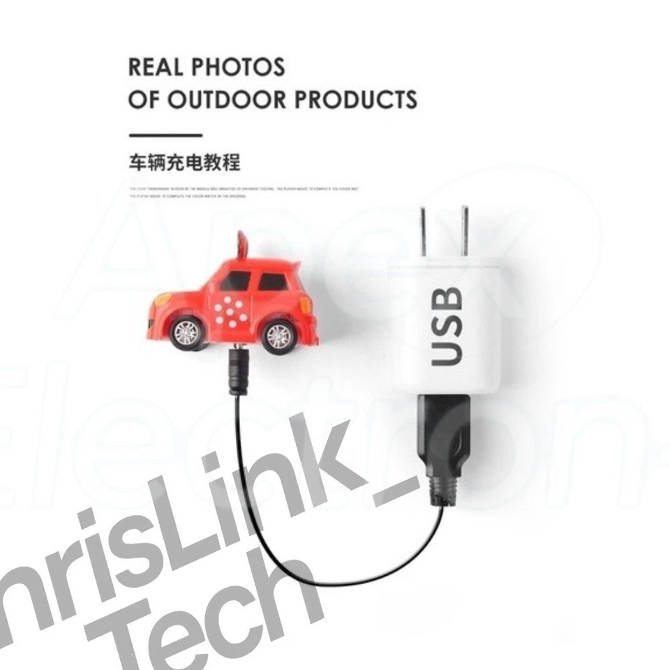 2.4G Alloy RC Remote Control Car Kids Mini Electric Toy Car Remote Control Watch - Image 2 of 4