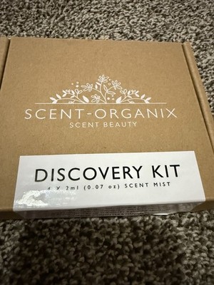 Scent-Organix Discovery Set Kit of 4 Unisex Scents, Spray Mist Perfume - NIB!