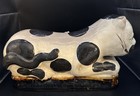 Antique Chinese Stoneware Figural Cat Headrest Neck Rest Pillow Qing Dynasty 15” — photo 3