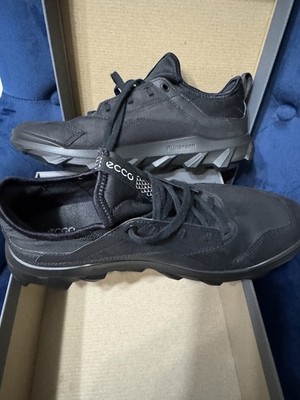 ECCO MX Low Black Women s  Athletic Sneakers Lace Up Rubber Outsole