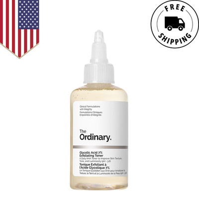 The Ordinary Glycolic Acid 7% Toning Solution AHA Exfoliator Brightening 3.4oz