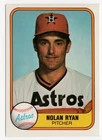 1981 Fleer Baseball Nolan Ryan Card!! NM-MT or Better!