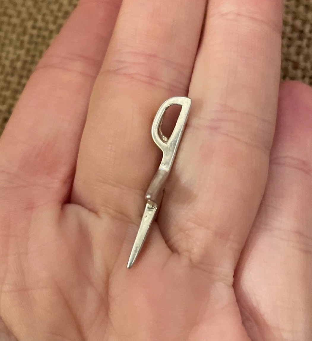 Thick Solid Sterling Silver Star Necklace Pendant… - image 7