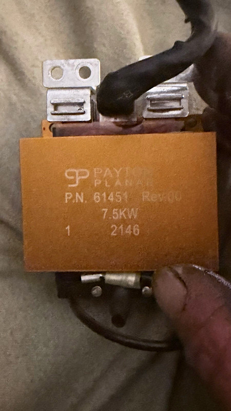 Payton 61431 7.5kW Power Transformer 240V 1-Phase 60Hz Chassis Orange