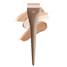 Docolor Premium Flat Foundation Brush for Liquid and Cream Makeup, Khaki