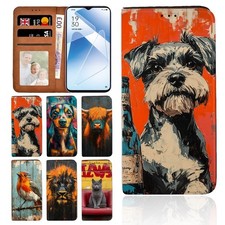 Street Art Illustration Leather Cover Case For OPPO A5/A54S/A55/X3/X5/A74/A93 5G