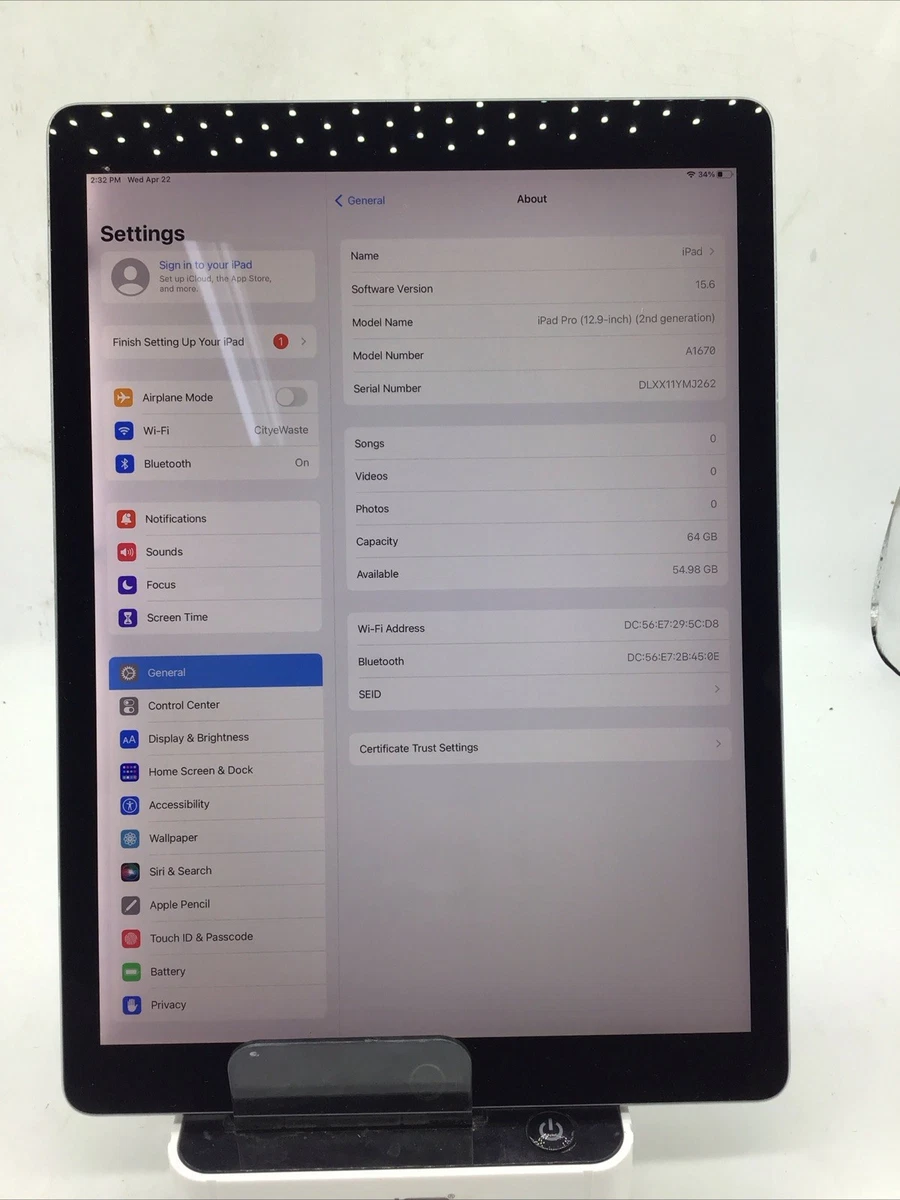 Las mejores ofertas en Tabletas iPad Pro 2da generación 64 GB Wi