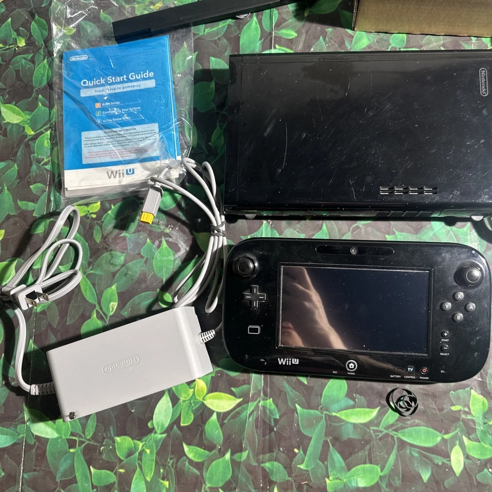 CONJUNTO DE LUXO 2013 NINTENDO Wii U edição Mario & Luigi 32GB CONSOLE COMPLETO FUNCIONA - Imagem 2 de 4