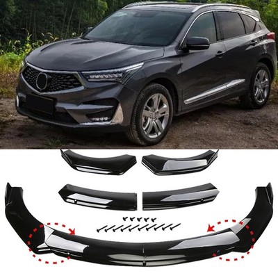 Black For Acura RDX 2010-2023 Front Bumper Lip Chin Spoiler Splitter Body Kit