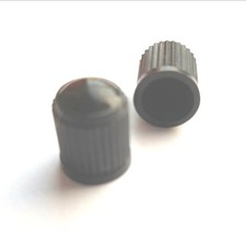 Yamaha RD 350 500 LC - Black Plastic Tyre Valve Caps - Pack of 20