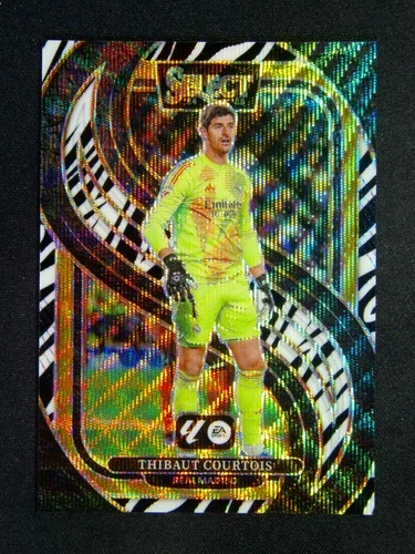 2024-25 Panini Select La Liga Thibaut Courtois #120 Zebra