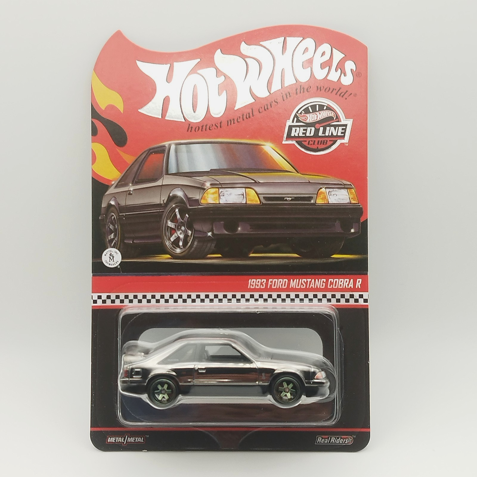 Hot Wheels 1/64 RLC 1993 Ford Mustang Cobra R Red Line Club Neuf