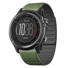 For Garmin Fenix 3 / Fenix 3 HR magnetic silicone strap release ra