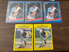 Jeff Robinson 5 card lot 1991 Donruss #291 Fleer #678 New York Yankees