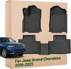 Car Floor Mats for Jeep Grand Cherokee 2016 2017 2018 2019 2020 2021 All Weather