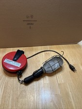 Vintage Sears Craftsman Model 83914 Retractable Shop Work Light With 20ft Cord Vintage Sears Craftsman Model 83914 Retractable Shop Work Light With 20ft Cord