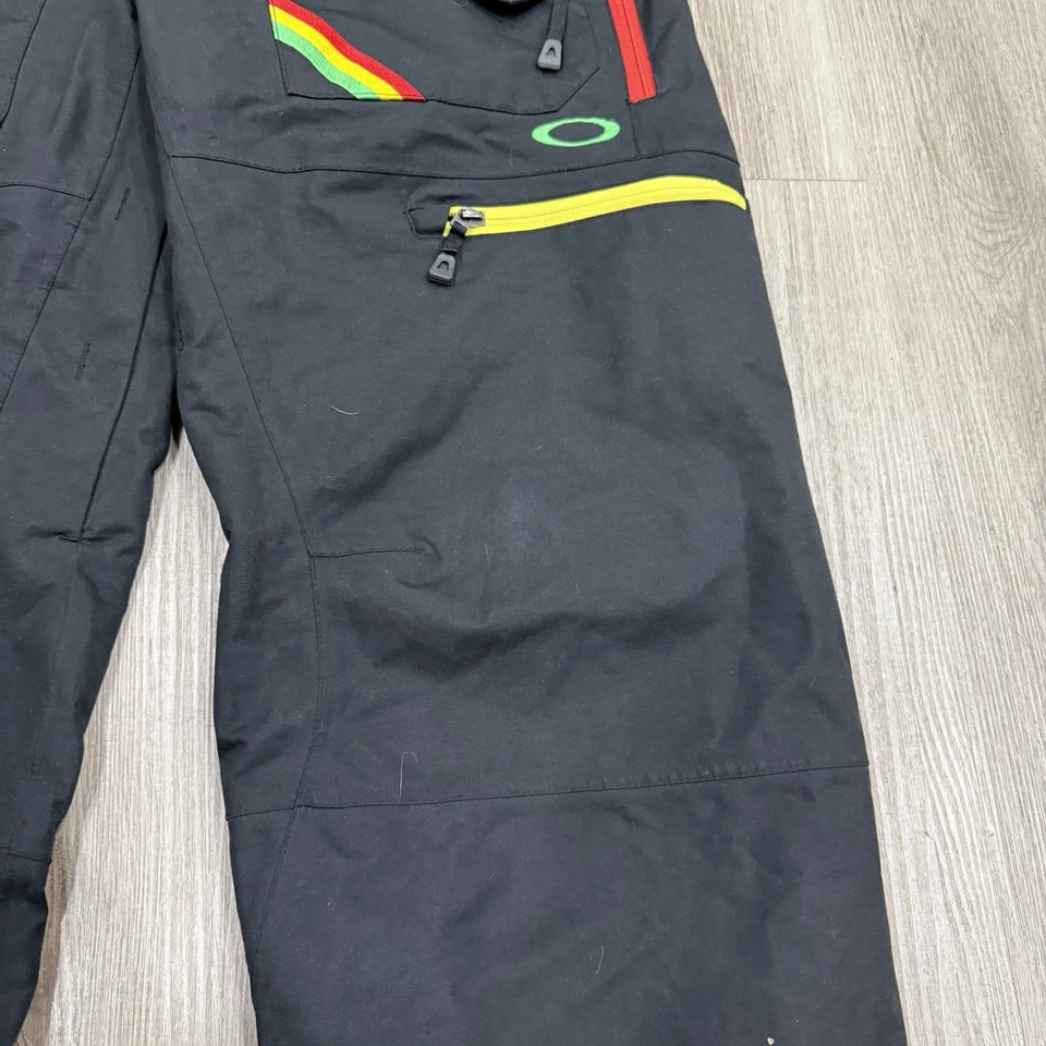Pantalones de nieve Oakley/Rasta negros/Vintage (edición acampanada) talla mediana - ¡Leer!! Foto 4 de 4