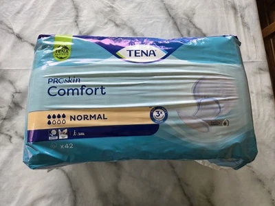 42 x Almohadillas para incontinencia normal TENA Proskin Comfort | 1 paquete de 42 - Imagen 1 de 4