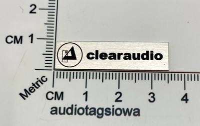 ClearAudio Badge For Dust Cover 35mm x 9mm Fits Reloop & Audio-Technica