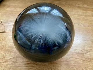 Vintage 1970 Crestworth Galaxy Glasfaserlampe funktioniert siehe Beschreibung