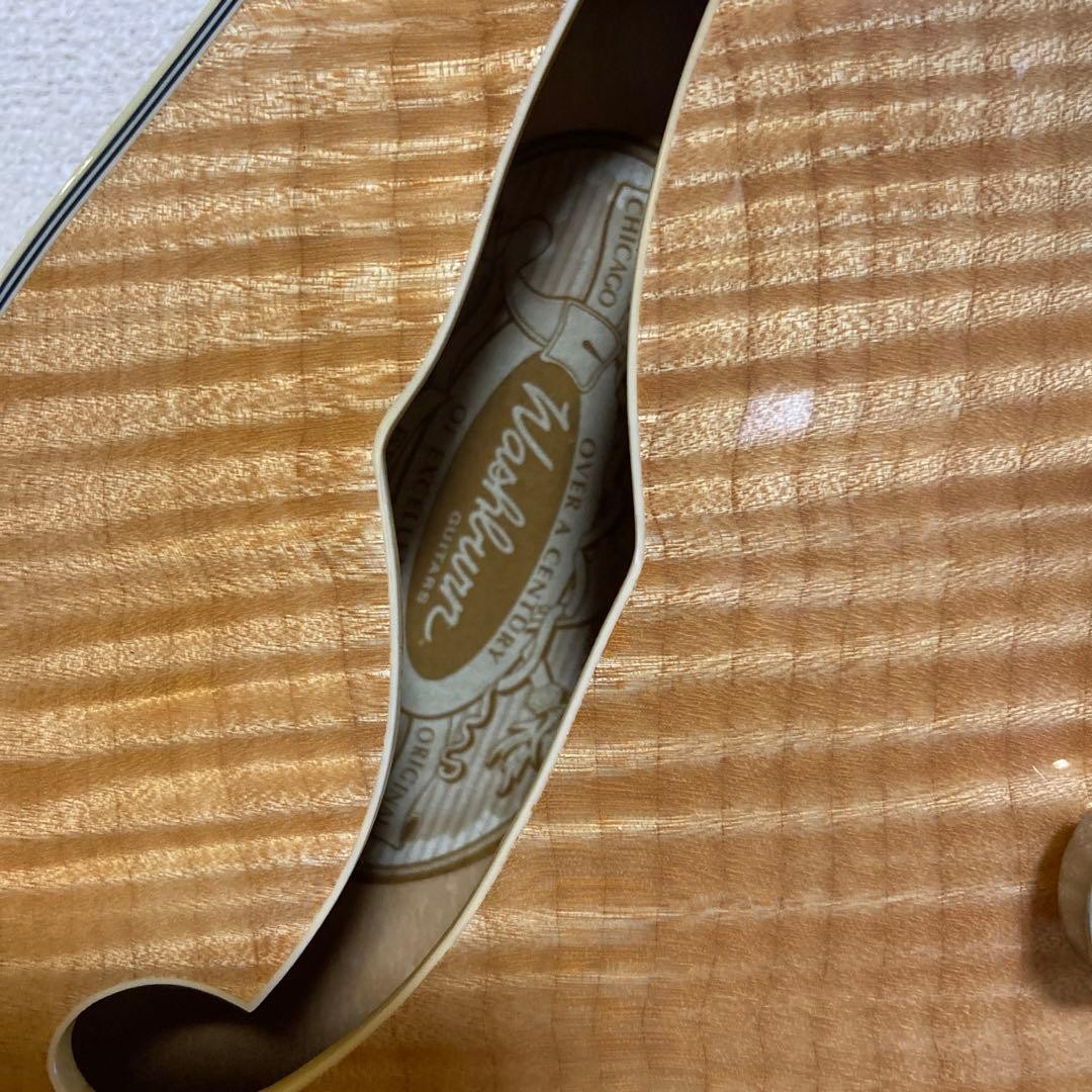 Washburn HB-35 NK Semi-Hollow Electric Guitar Natural Flame Maple
