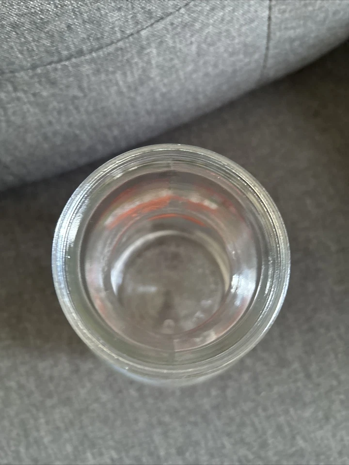 Jarra jarra de vidrio de jugo naranja Anchor Hocking de colección 3,5" x 9" Foto 3 de 4