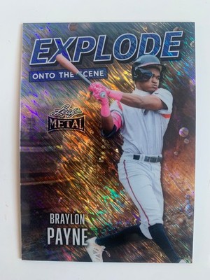 2026 Leaf metal Explode BRAYLON PAYNE #ed 3/5!! Milwaukee Brewers