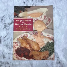 1955 Pet Milk Co BRIGHT IDEAS FOR BETTER MEALS Mary Lee Taylor Booklet TJ4