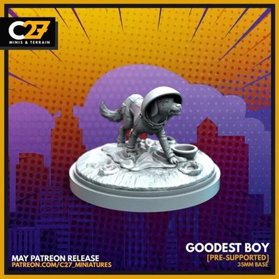 C27 - Cosmo Fan Sculpt (40mm Marvel Crisis Protocol Scale)