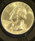 1959 Washington Quarter-GEM BU UNC MS 90% Silver 25c US Coin
