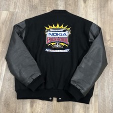 Vintage 2001 Nokia Sugar Bowl black varsity jacket Large
