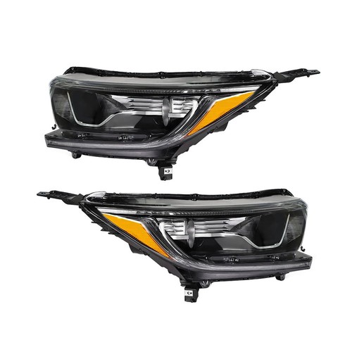 Front Headlights Fit For Honda CRV CR-V 2017-2022 Halogen Black Driver&Passenger