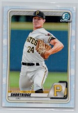 2020 BOWMAN DRAFT #BD-101 AARON SHORTRIDGE CHROME REFRACTOR PITTSBURGH PIRATES