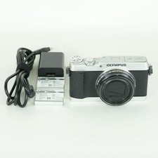 OLYMPUS STYLUS SH-2 Silver Compact Digital Camera Tested Working Japan