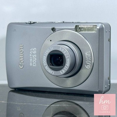 Canon IXUS 65 IXY DIGITAL 80 Silver Compact Digital Camera 6MP 3x Zoom