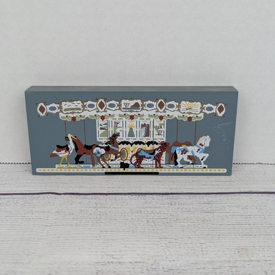 The Cat's Meow Herschel Spellman Carousel Shelf Sitter Vintage 1997