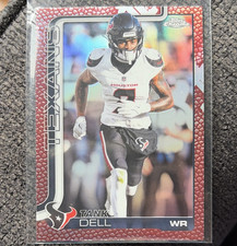 Topps 2025 Chrome Tank Dell Houston Texans Football Card #123