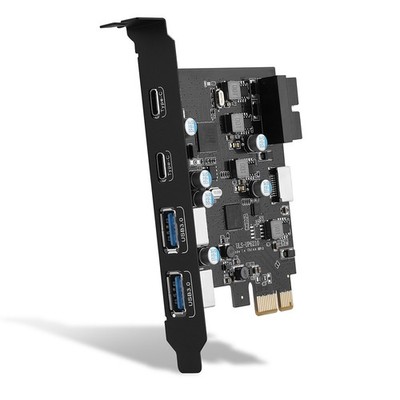 ULS-6210 6-Port USB PCIe-Karte PCI Express auf Typ C(2), USB Typ-A(2) Erwei5264