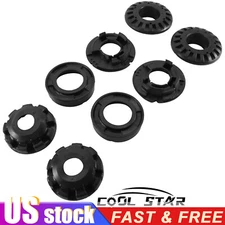 8 PCS New Front Rear Spring Isolator Kit Fit For Jeep Grand Cherokee 1999-2004