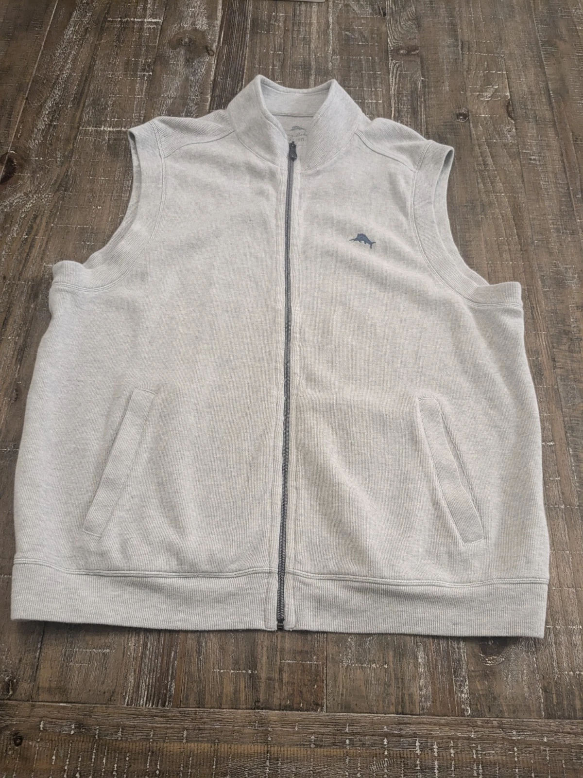 Tommy Bahama Men's Abalone Heather Vest sz XL Great Condition